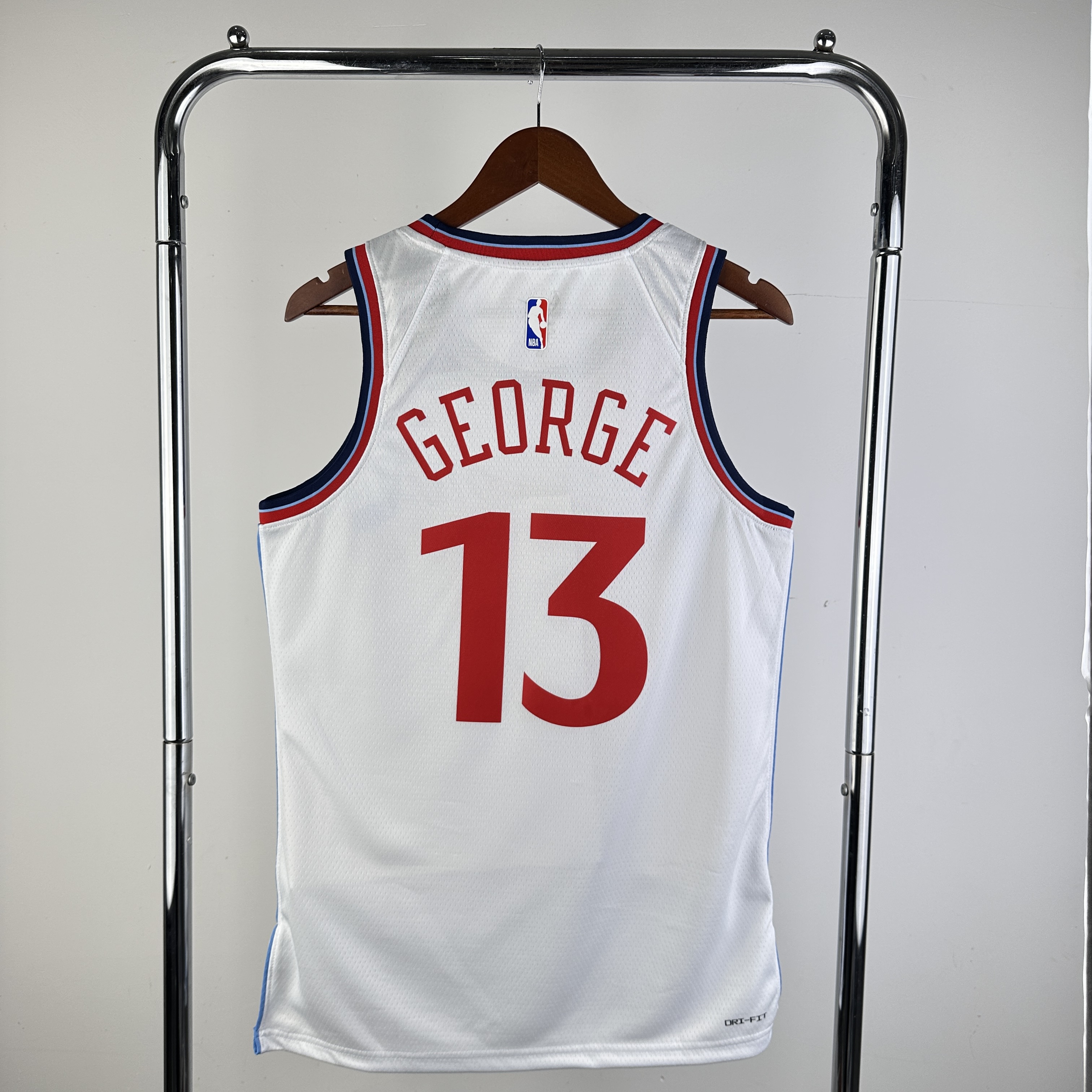 Men Los Angeles Clippers 13 George White Season Nike 2024 NBA Jersey